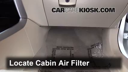 2015 Nissan Altima SL 3.5L V6 Air Filter (Cabin) Replace